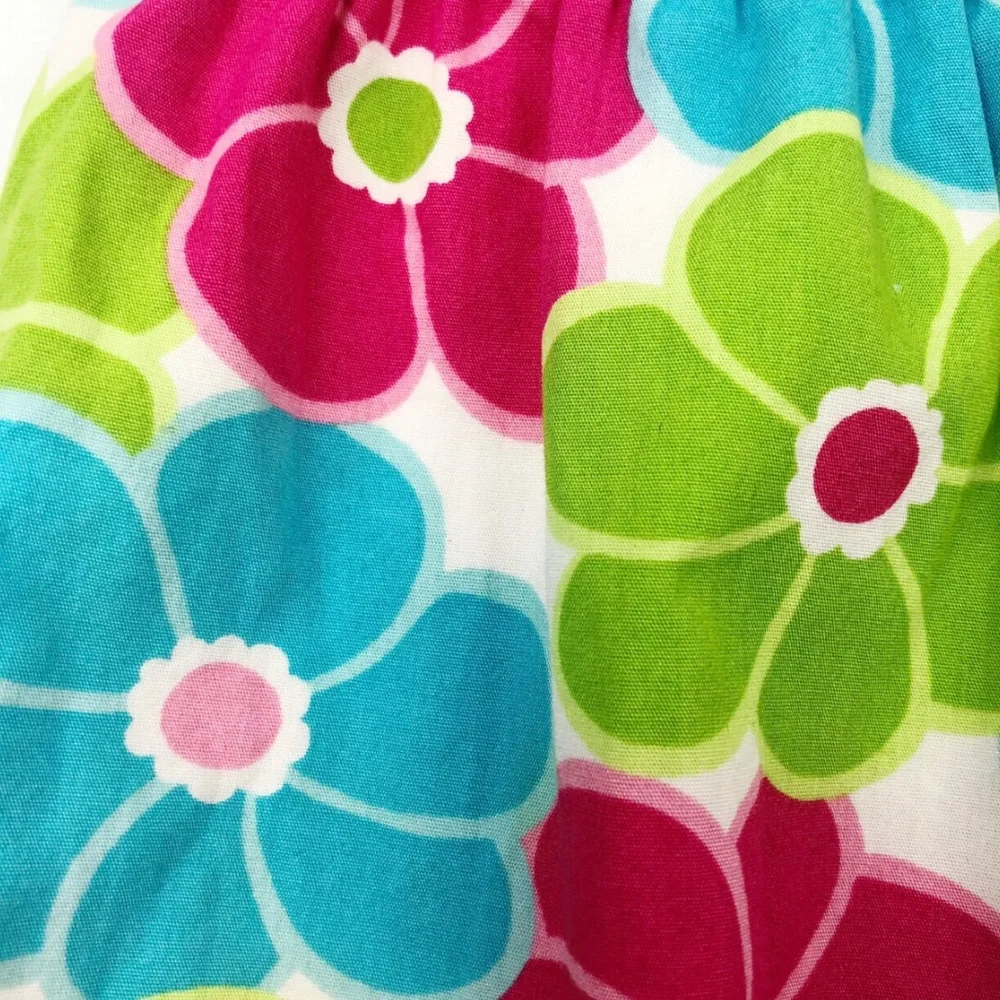 Gymboree Bow Ruffle Flower Tank Top Ice Cream Sweetie Size 8